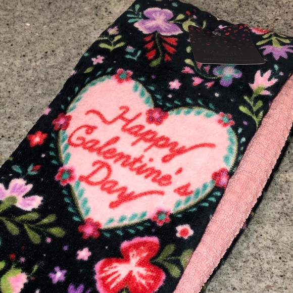 💖NWT💖 Rachel Zoe Happy Galentine’s Day Set of 3 Dish Towels - Picture 2 of 8